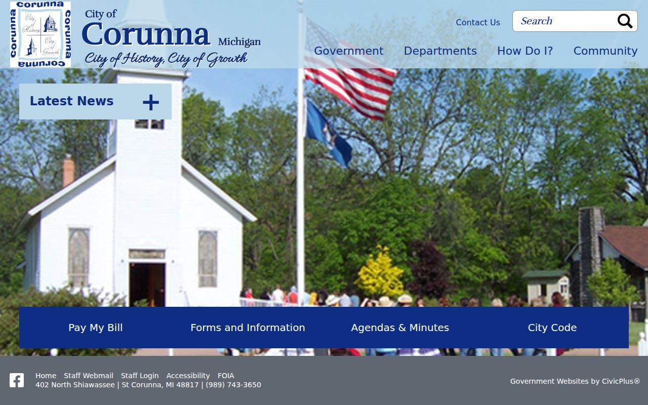 Corunna court docket city portal reference